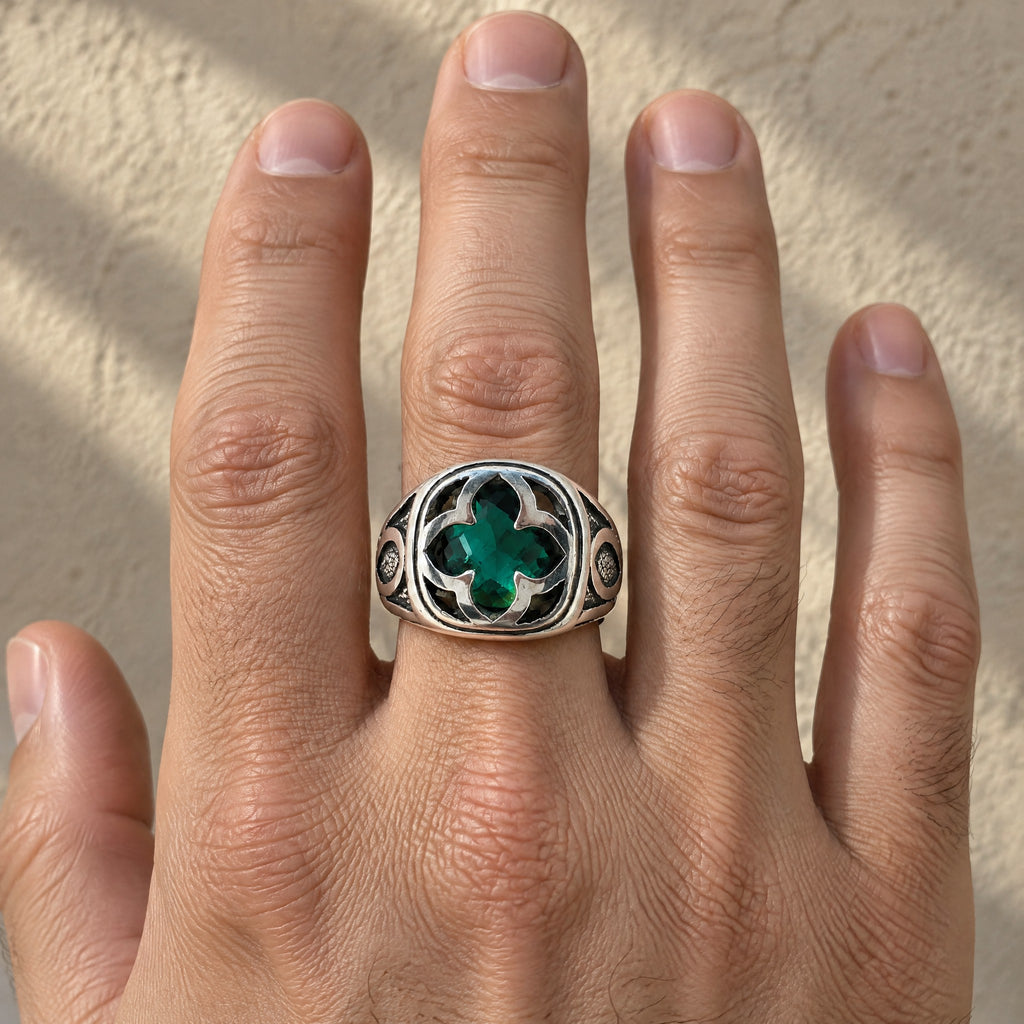 ANILLO CRUZ MEDIEVAL
