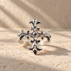 ANILLO CRUZ FLOR DE LIS