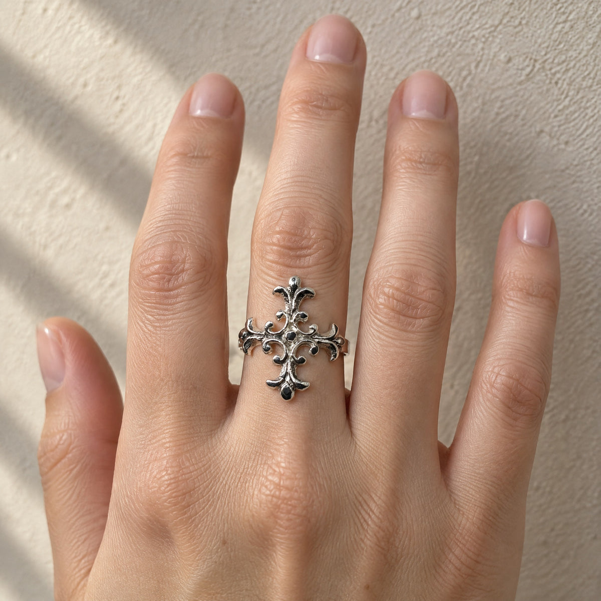 ANILLO CRUZ FLOR DE LIS