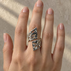 ANILLO EROSION PLATEADO