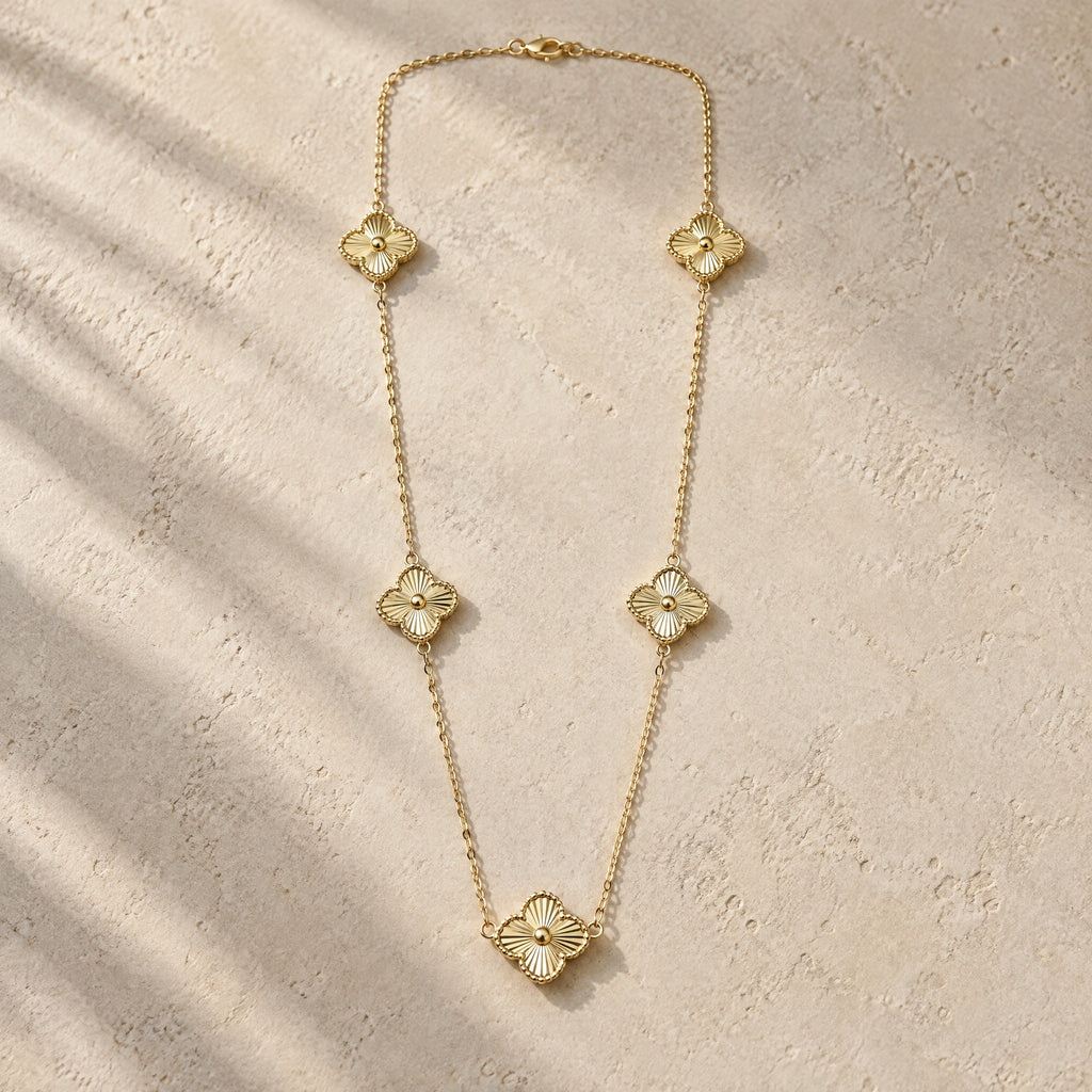 COLLAR ELITE DORADO CHICO GRABADO