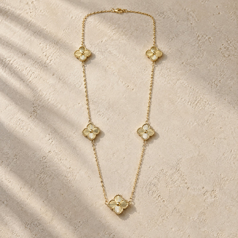 COLLAR ELITE DORADO CHICO GRABADO