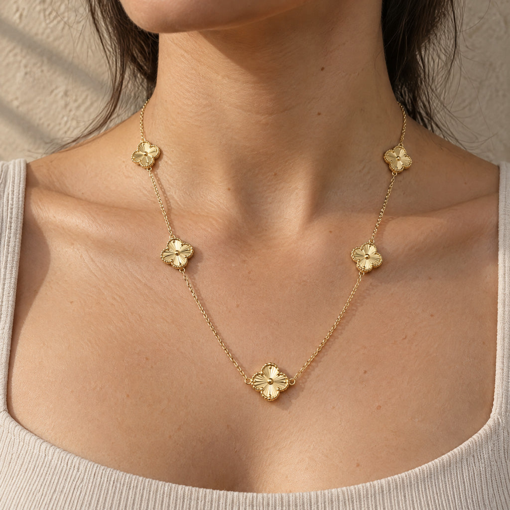 COLLAR ELITE DORADO CHICO GRABADO