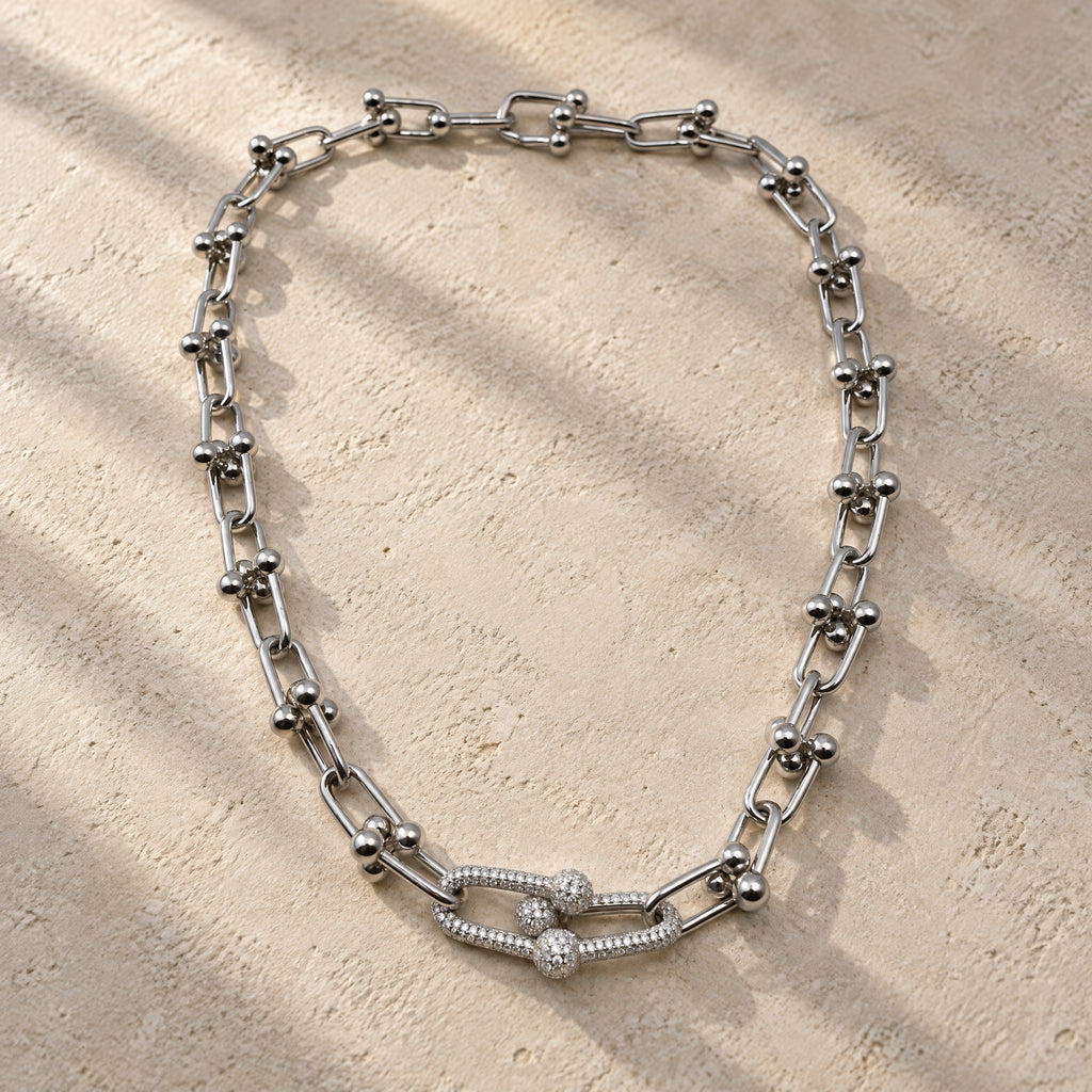 Collar modelo Tiffany Piedras