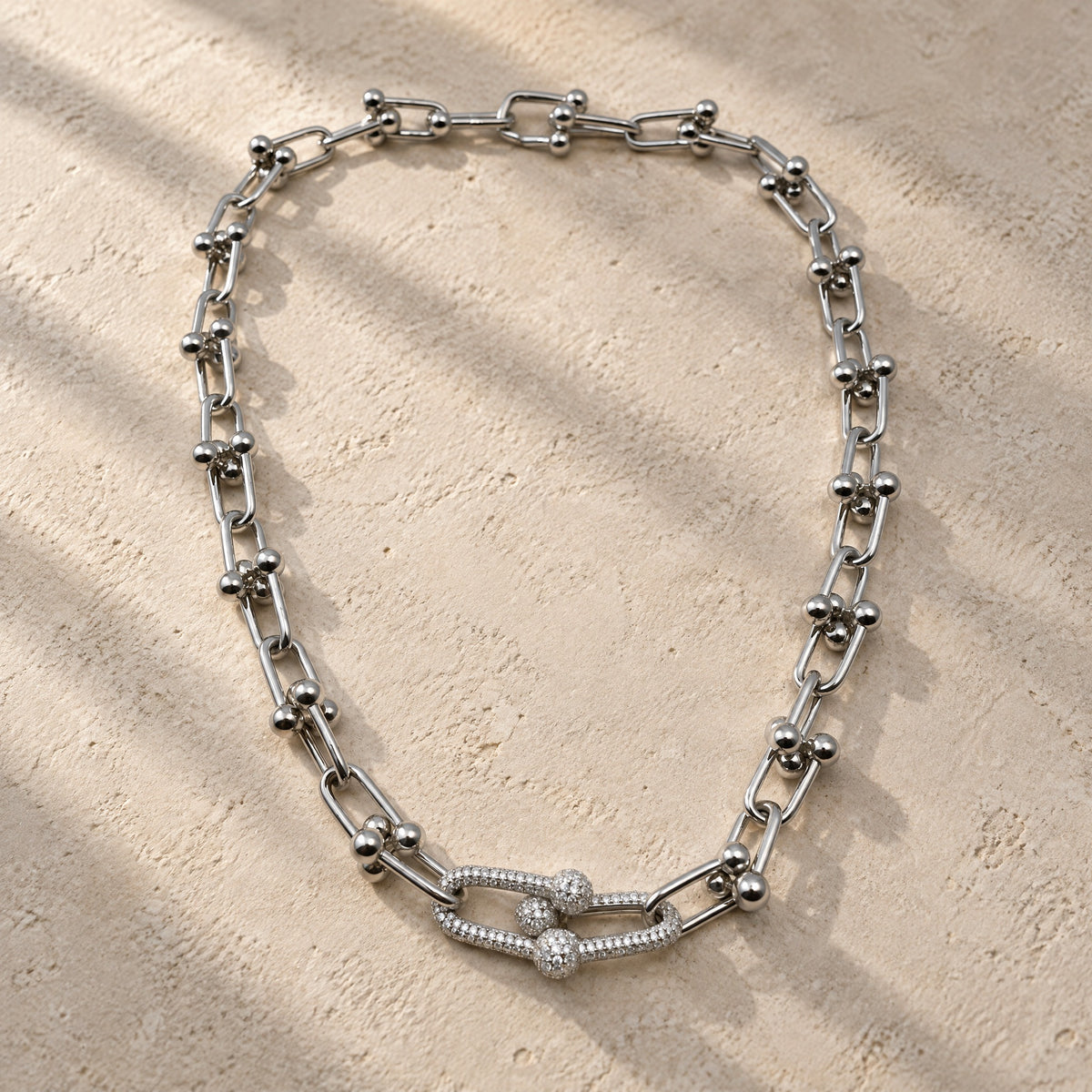 Collar modelo Tiffany Piedras