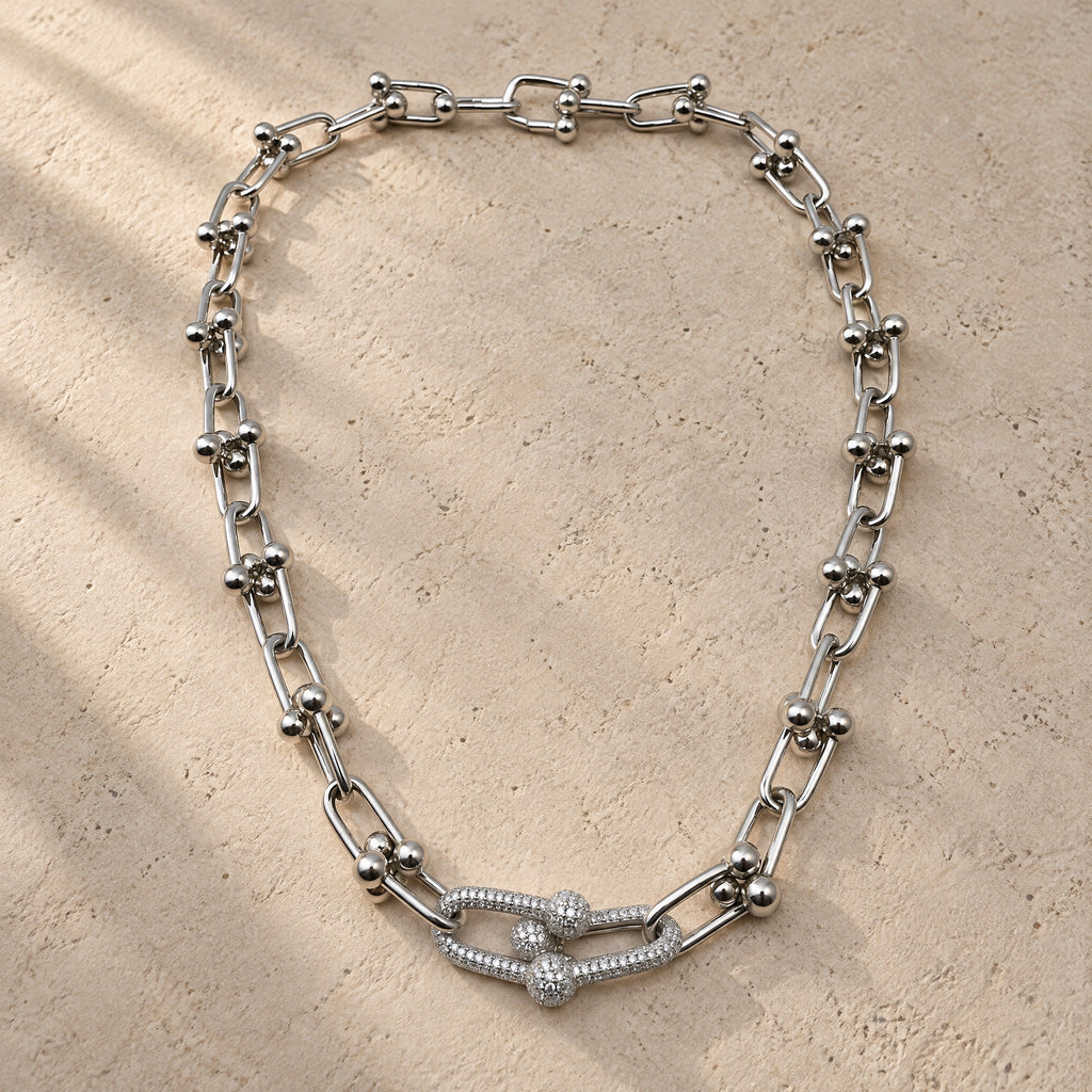 Collar modelo Tiffany Piedras