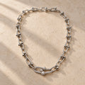COLLAR MODELO TIFFANY CIERRE CON PIEDRAS