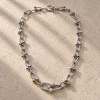 COLLAR MODELO TIFFANY CIERRE CON PIEDRAS