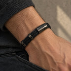 Pulsera Cuero Doble