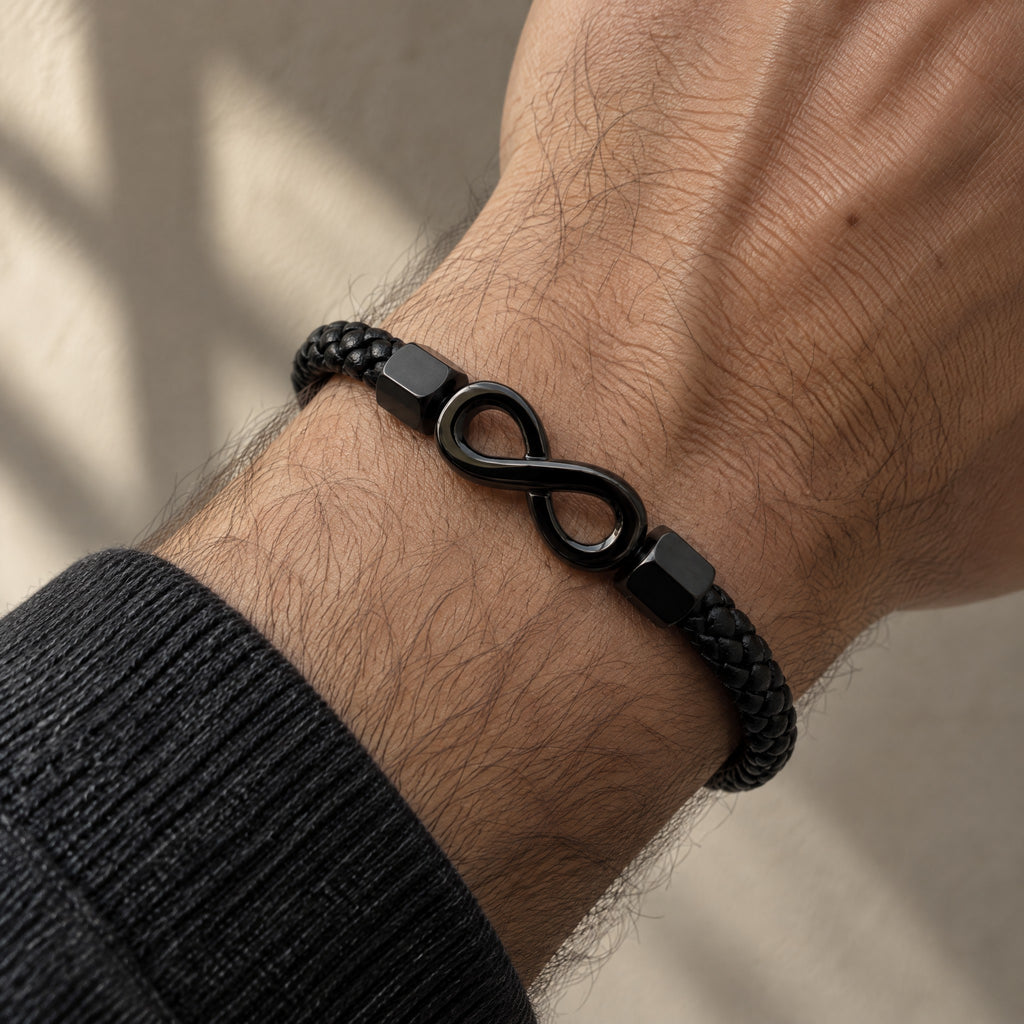 Pulsera Cuero Infinito