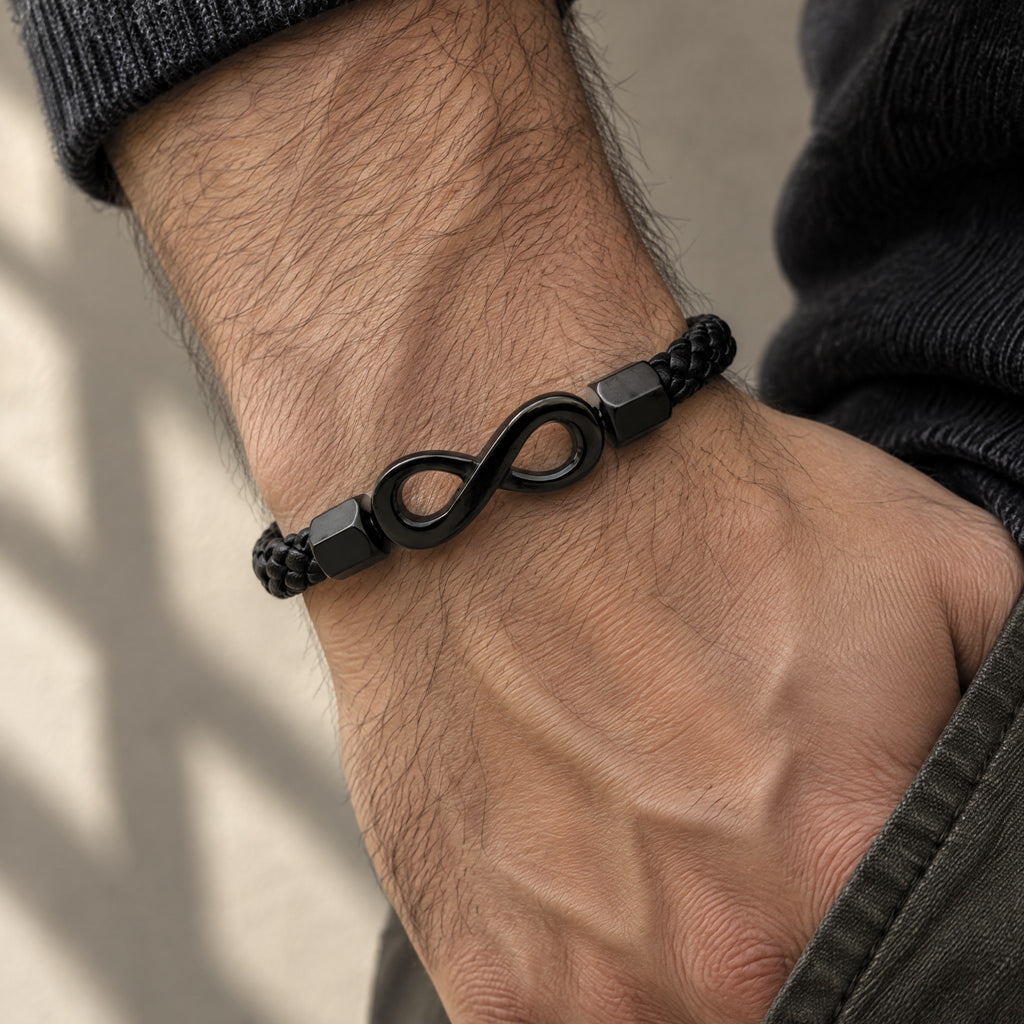 Pulsera Cuero Infinito