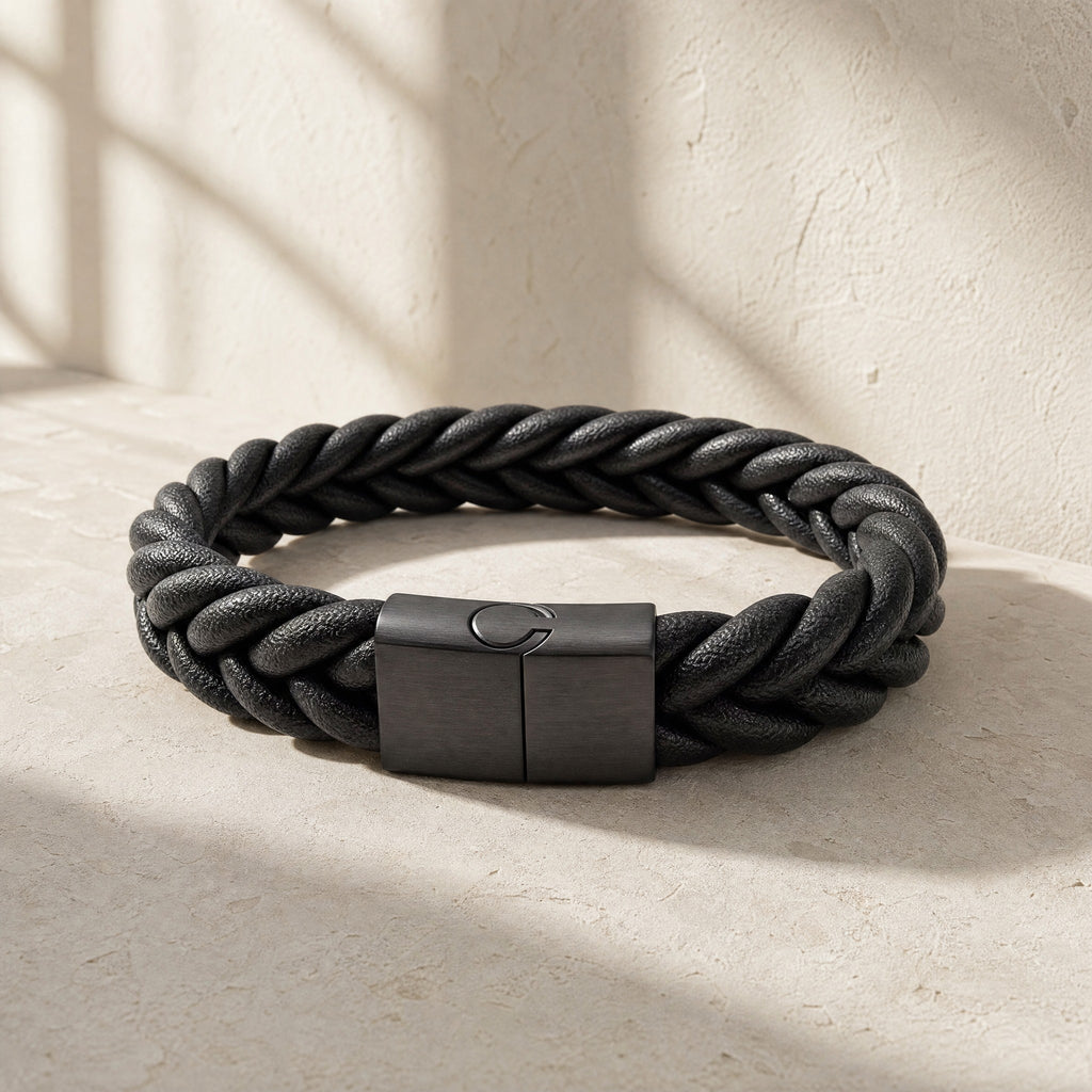 Pulsera Cuero Trenzada