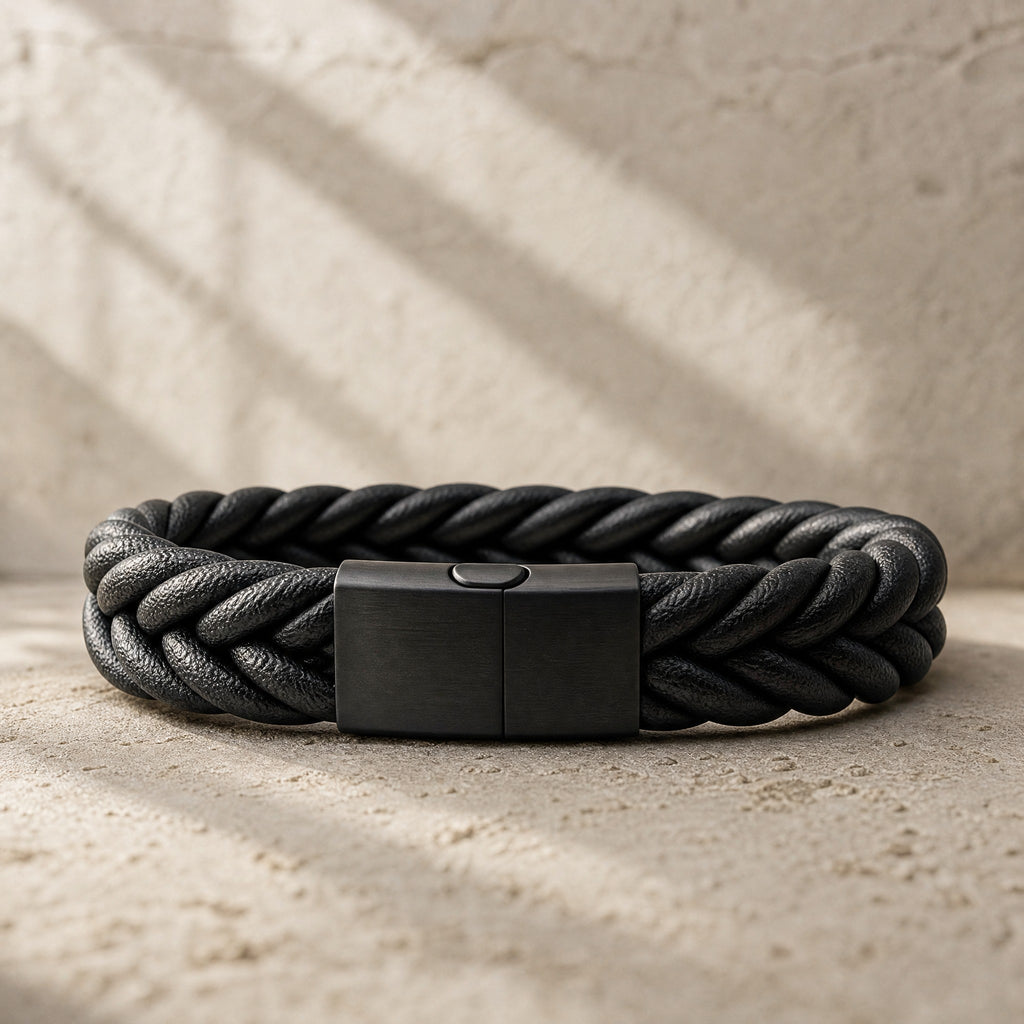 Pulsera Cuero Trenzada