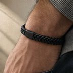 Pulsera Cuero Trenzasa
