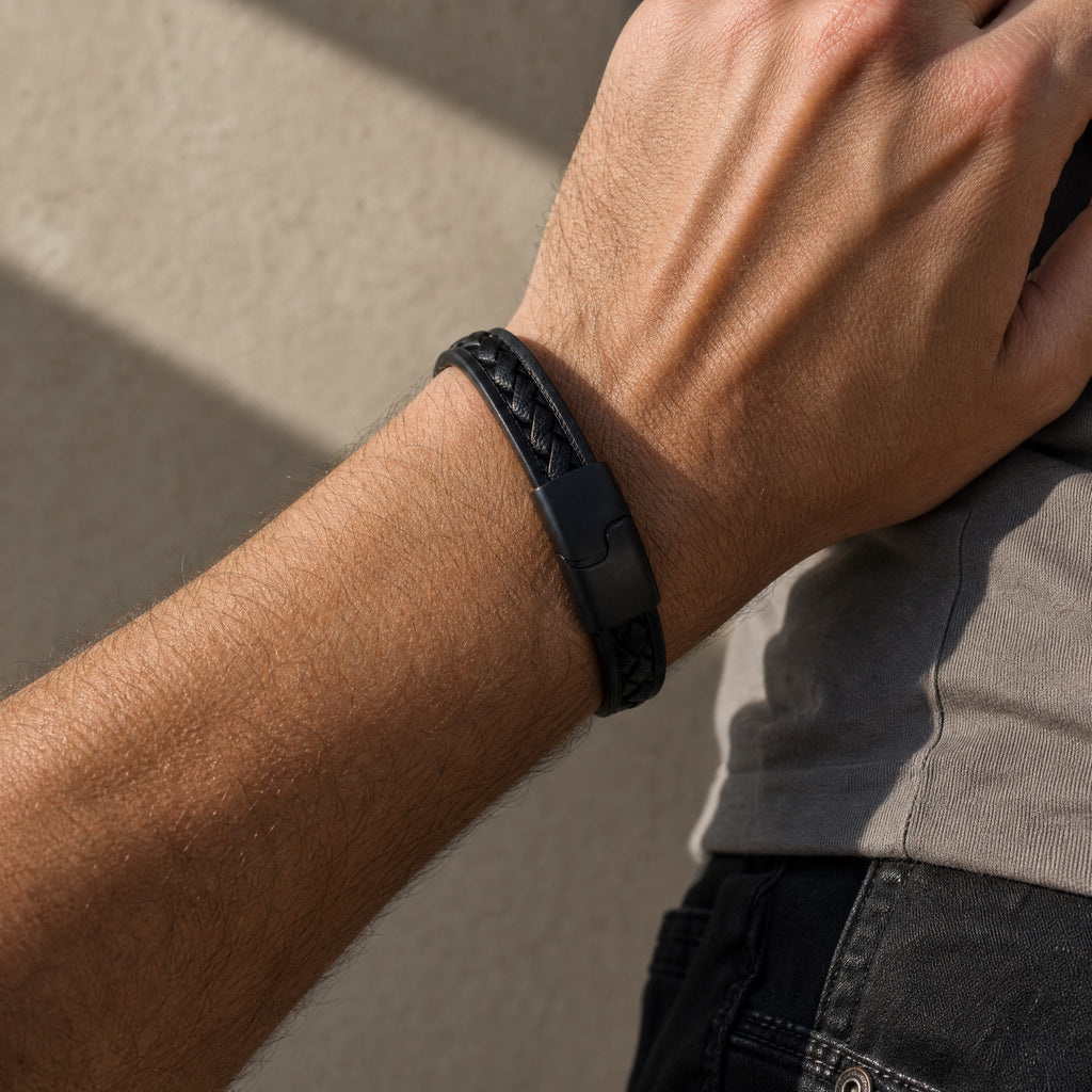 Pulsera Cuero Trenzado