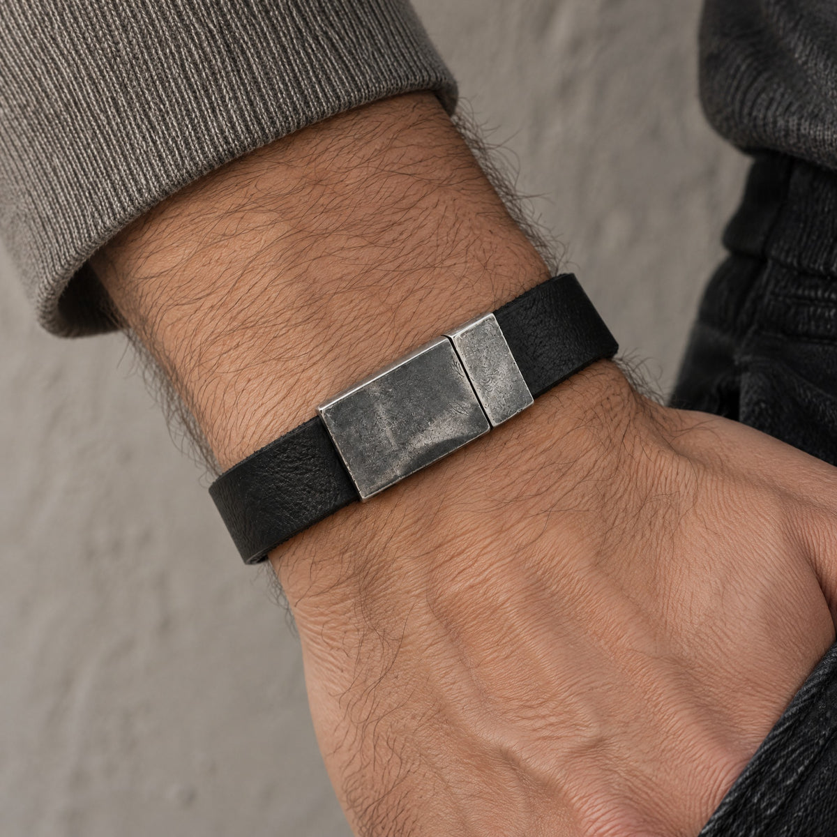 Pulsera Cuero 1 tiras