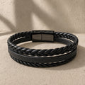 Pulsera Cuero 3 tiras
