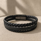 Pulsera Cuero 3 tiras