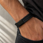 Pulsera Cuero 3 tiras