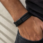 Pulsera Cuero 3 tiras