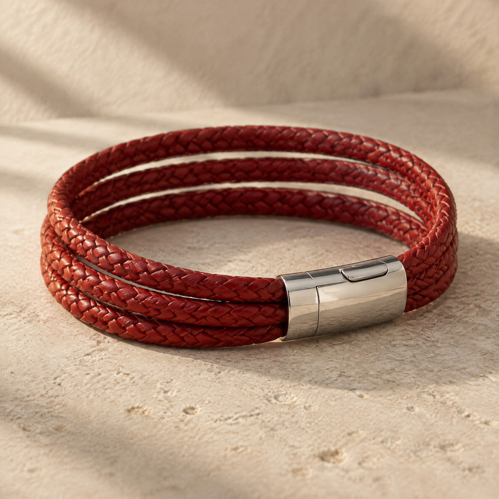 Pulsera Cuero Doble Vuelta