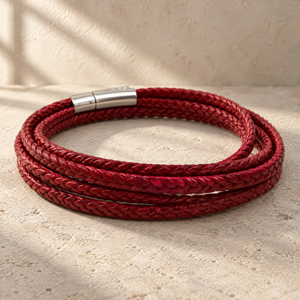 Pulsera Cuero Doble Vuelta