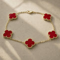 PULSERA ELITE DORADA - ROJO