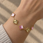 PULSERA ELITE DORADA - ROSA