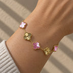 PULSERA ELITE DORADA - ROSA