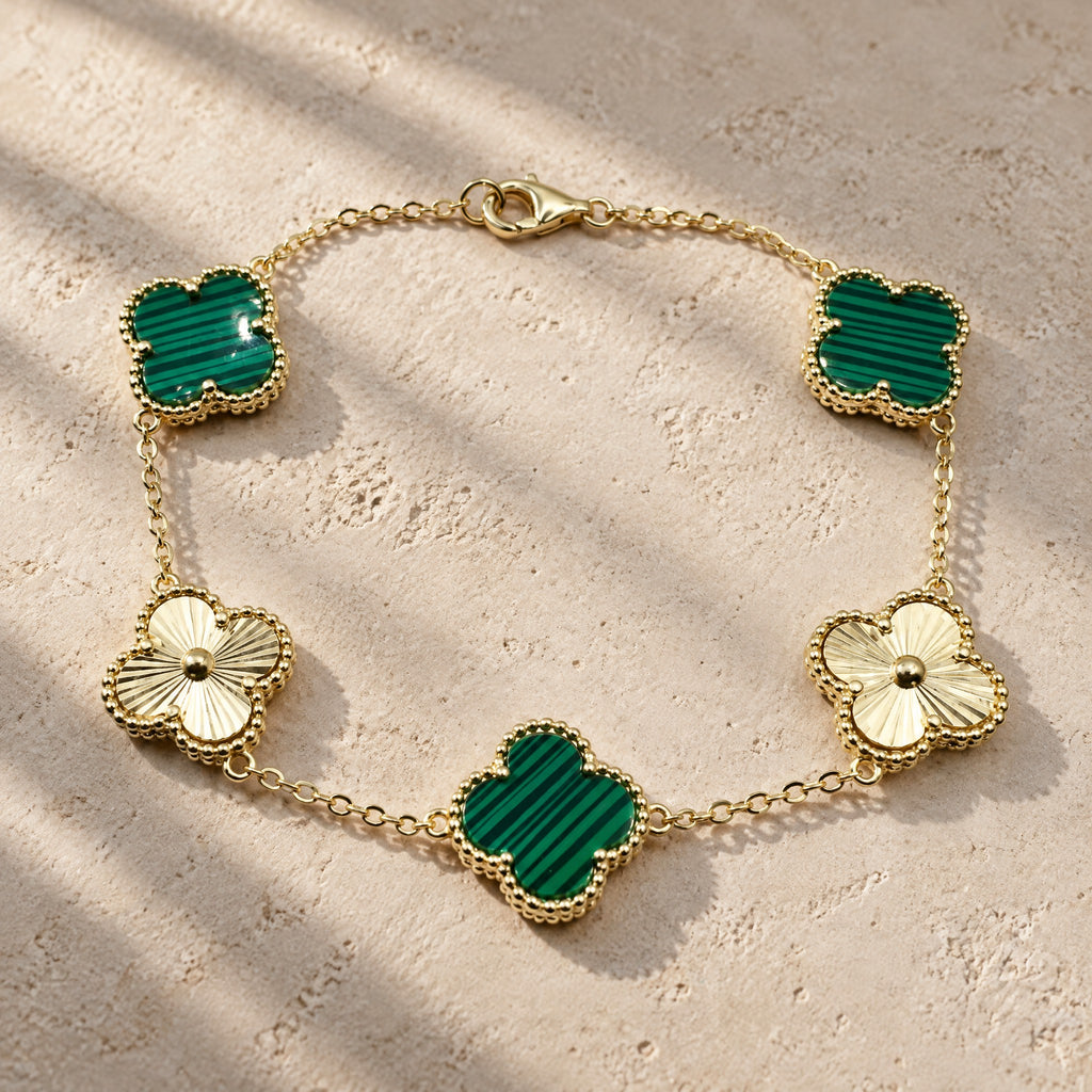 PULSERA ELITE DORADA - VERDE