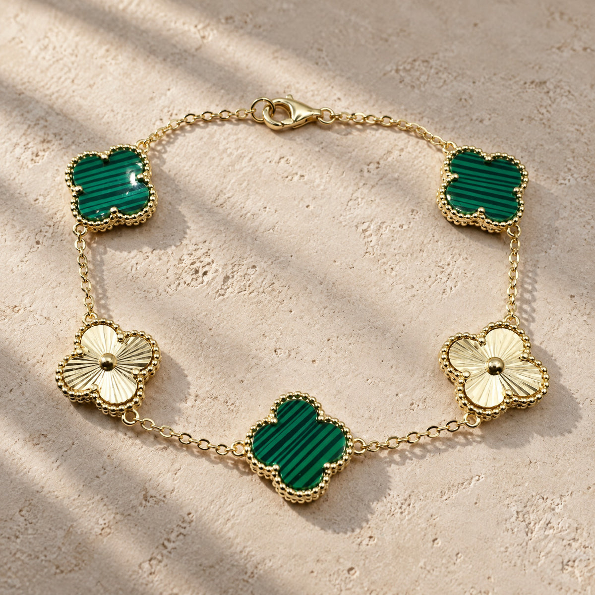 PULSERA ELITE DORADA - VERDE