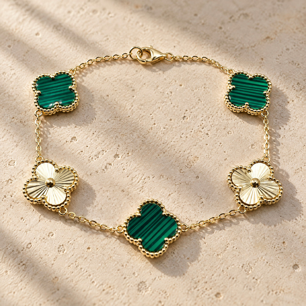 PULSERA ELITE DORADA - VERDE