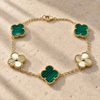 PULSERA ELITE DORADA - VERDE