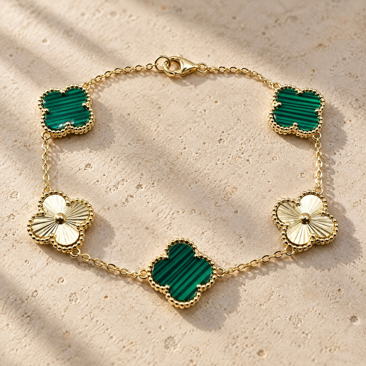 PULSERA ELITE DORADA - VERDE