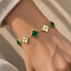 PULSERA ELITE DORADA - VERDE