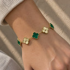PULSERA ELITE DORADA - VERDE