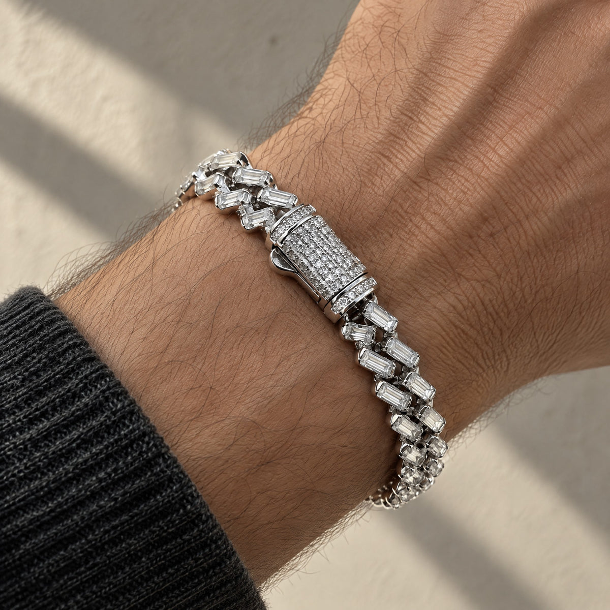 Pulsera Groumet chica cristal