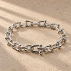 Pulsera modelo Tiffany - plateada