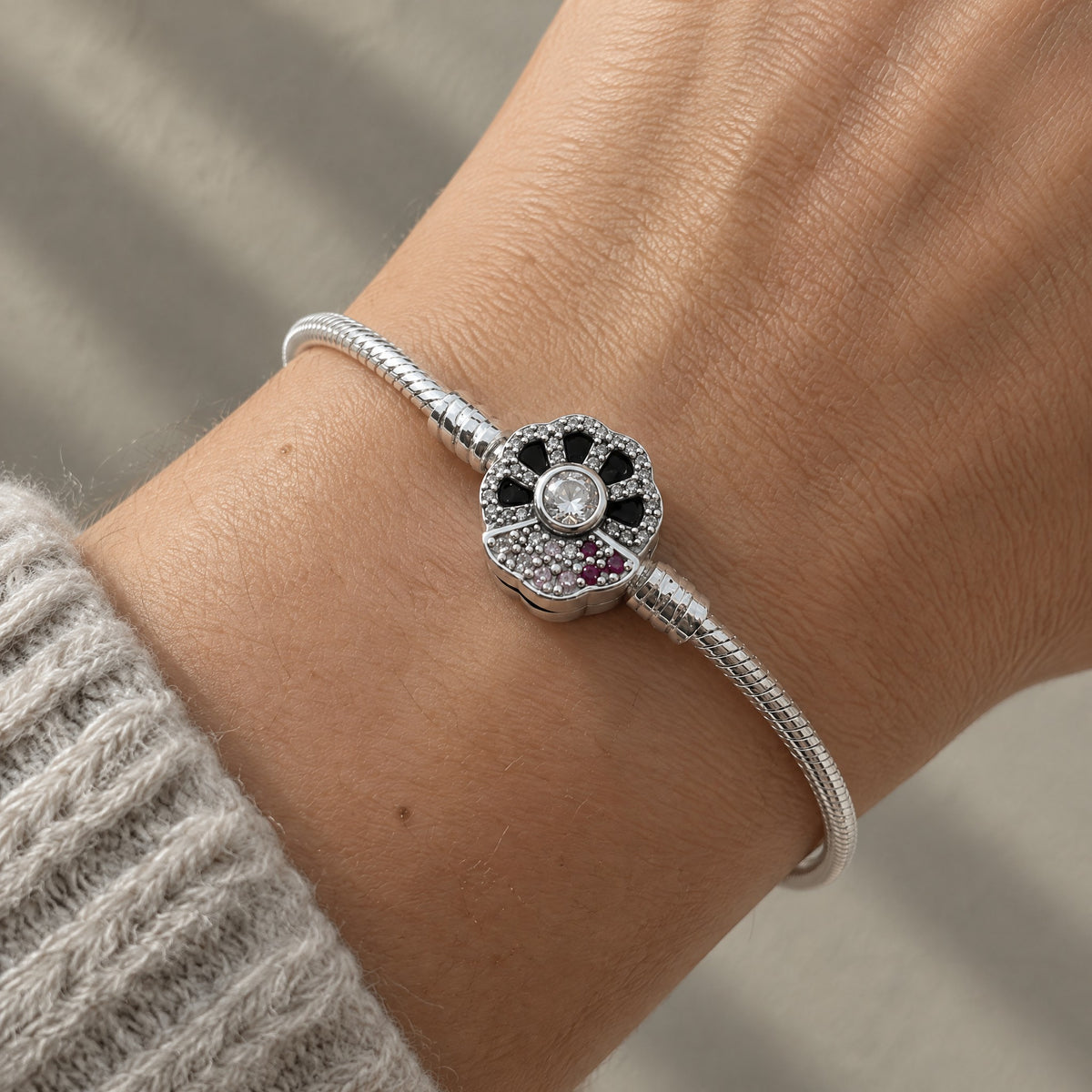 PULSERA PANDORA - flor