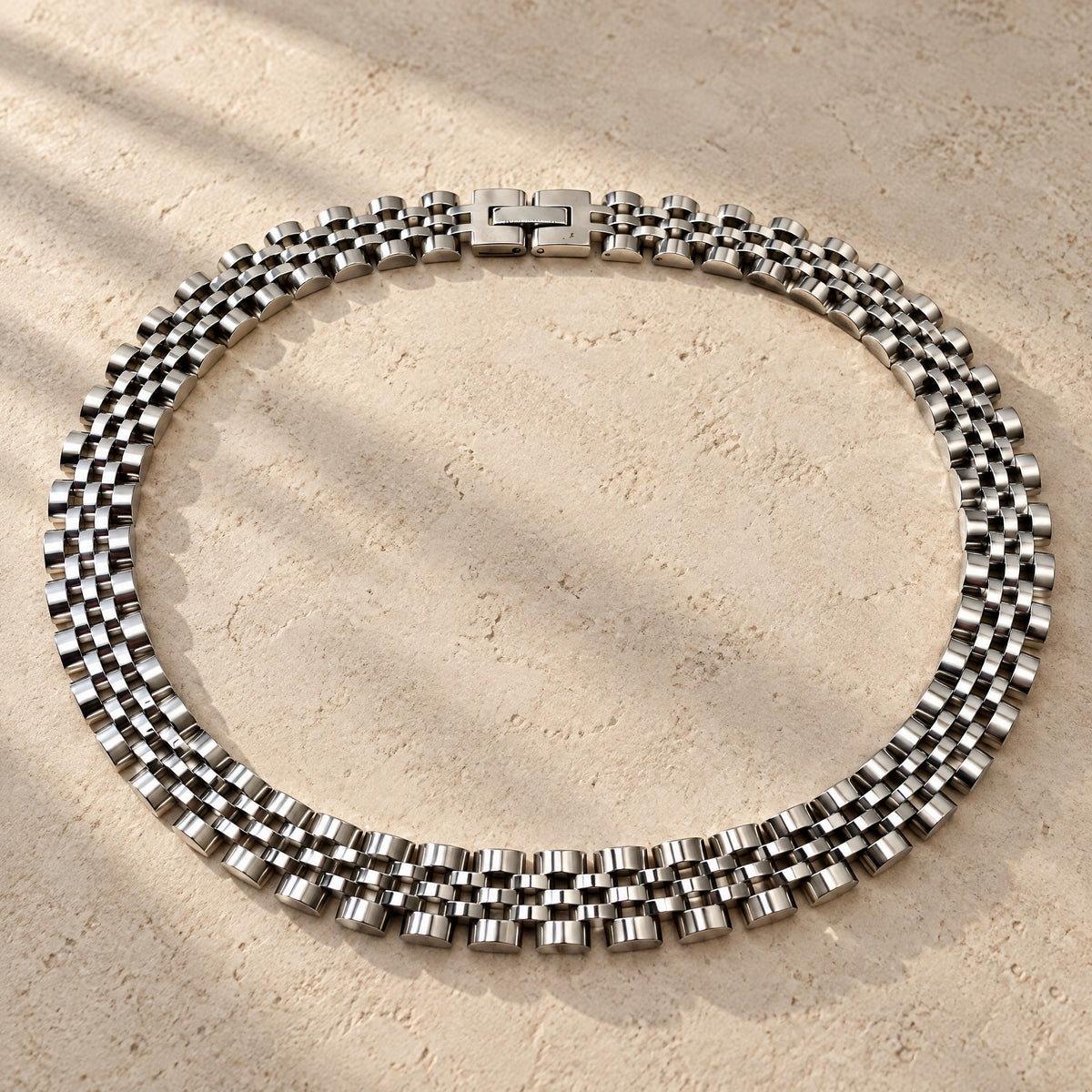ROLEX PLATEADA ANCHA